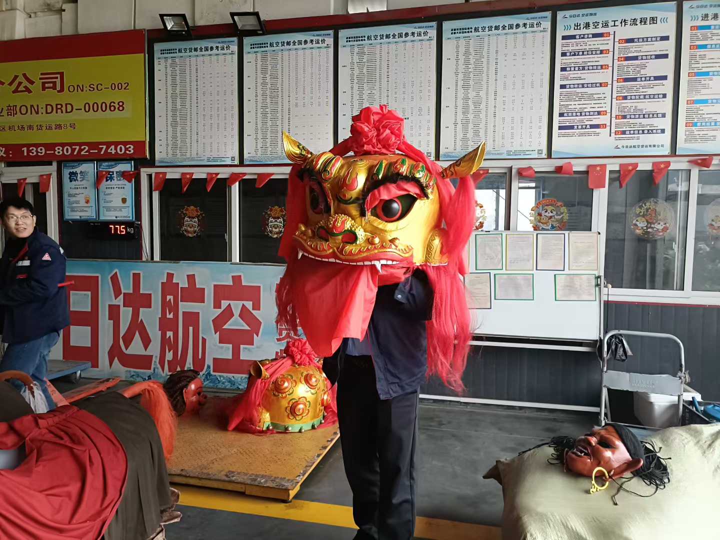 舞獅道具航空托運(yùn)，定制木架安心護(hù)航